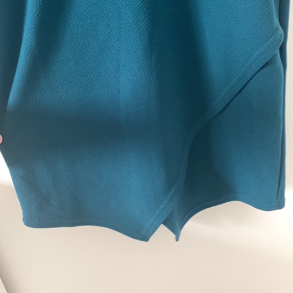 Green deep v dress for poison Ivy costume - Picture 2 of 5